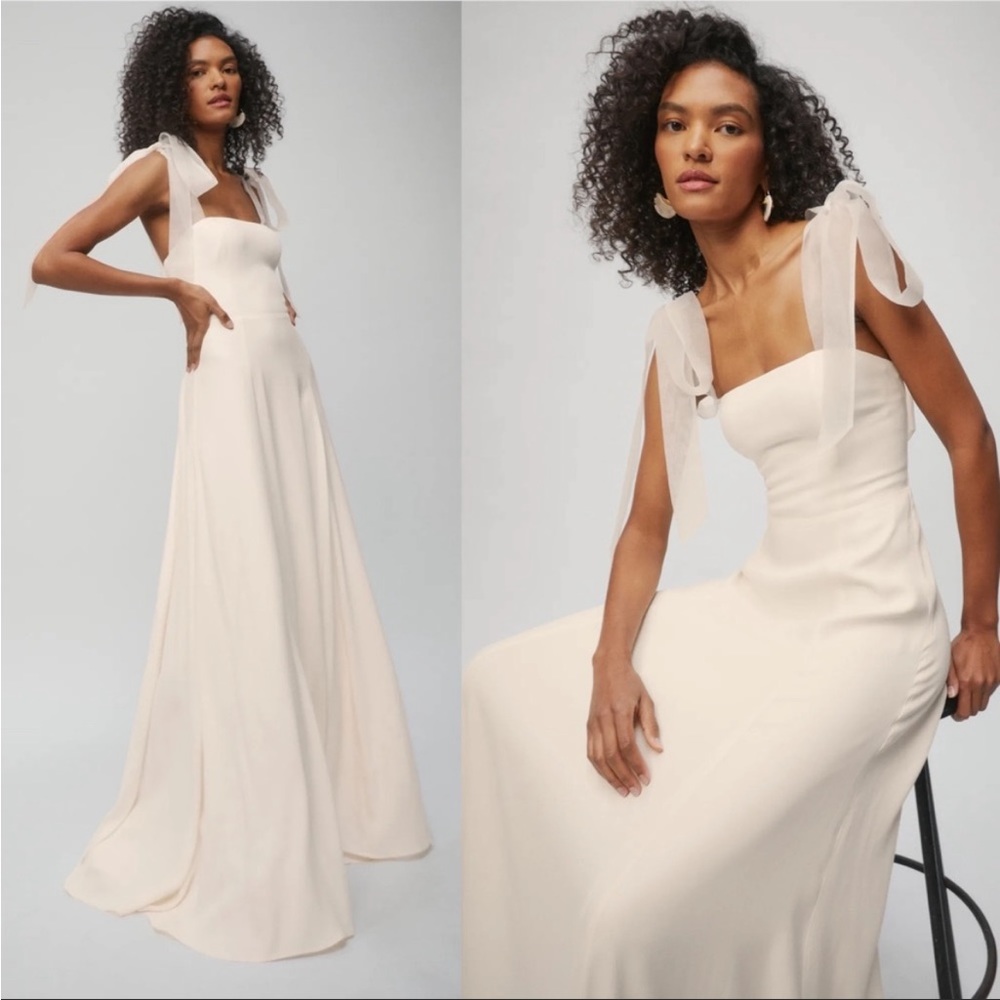 ⚡️⚡️NWT REFORMATION Balsam Dress in Ivory, Size 4 - Picture 16 of 16